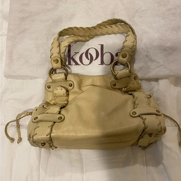 Kooba Bags Kooba Sienna Whipstitch Leather Satchel Shoulder